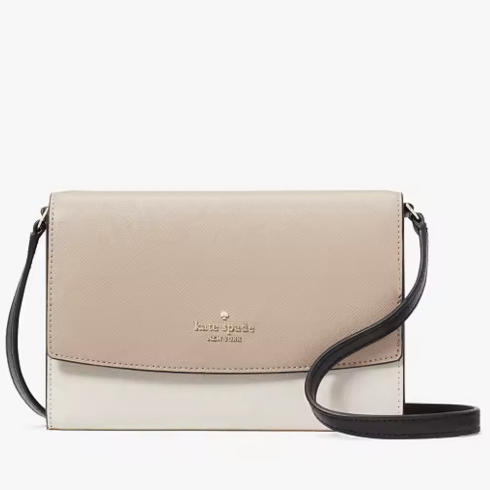 New Kate Spade Perry Colorblock Leather Crossbody Bag